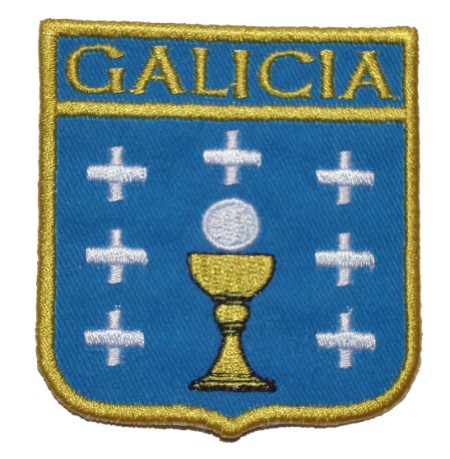 Parche termoadhesivo con el Escudo de Galicia.