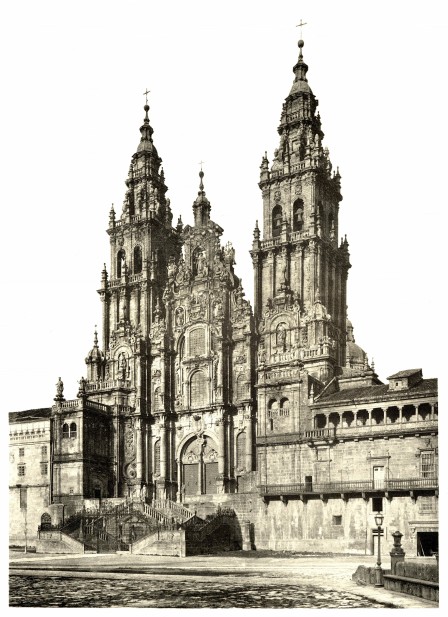 Poster - Catedral de Santiago, año 1889
